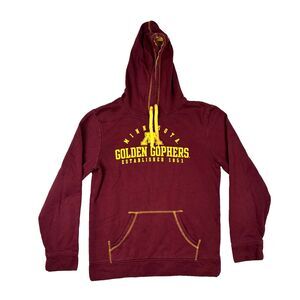 Mens Fanatics Minnesota Golden Gophers Maroon Hooded Sweatshirt Hoodie Size Med